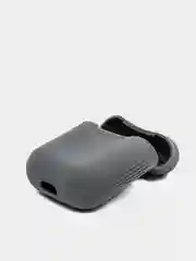 Серый силиконовый чехол для наушников AirPods 1, 2