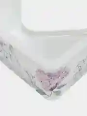 Белый прямоугольная коробка "Toile de jouy"