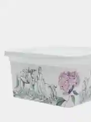 Белый прямоугольная коробка "Toile de jouy"