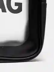 Черный сумка-косметичка Washbag водонепроницаемая / сумка для душа и бассейна