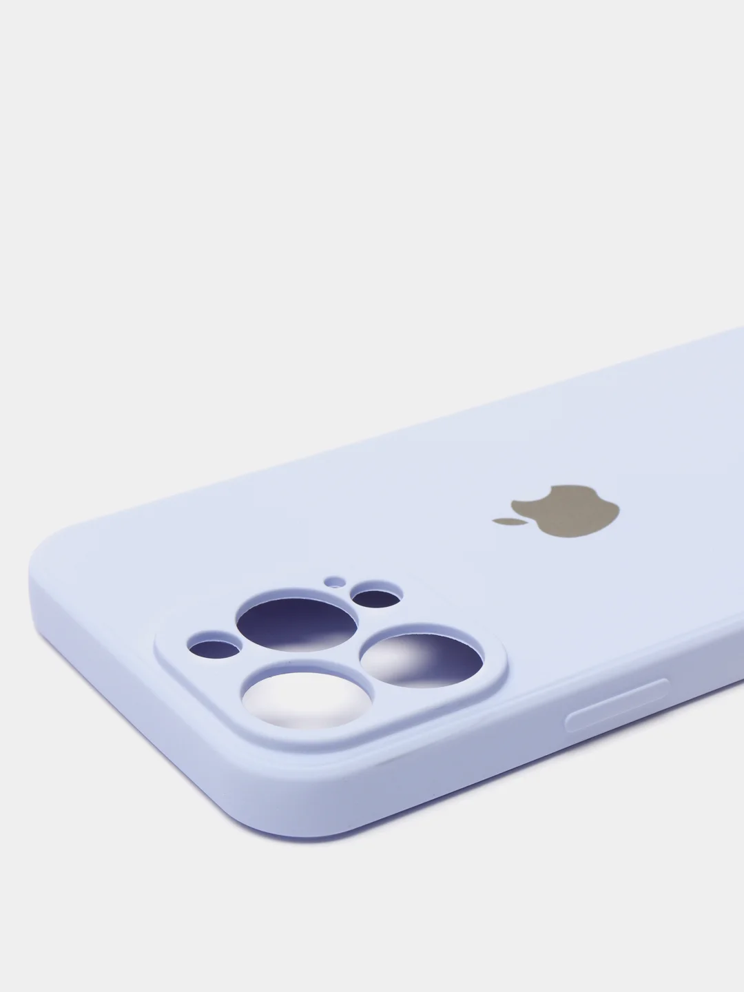 Лавандовый чехол с защитой камеры для iPhone 13 Pro, силиконовый