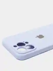 Лавандовый чехол с защитой камеры для iPhone 13 Pro, силиконовый