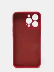Бордовый чехол с защитой камеры для iPhone 13 Pro, силиконовый