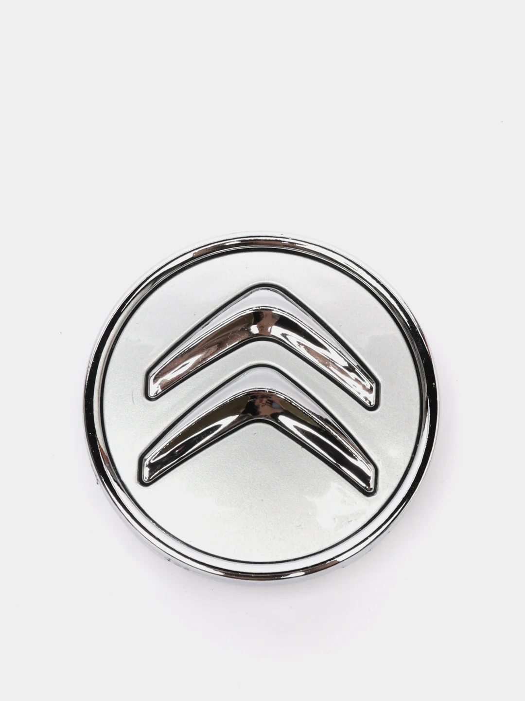 Серебряный колпачки-заглушки на литые диски Citroen (Ситроен) С3 / С4 / С5, 4 штуки