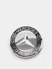 Колпачки заглушки на литые диски Mercedes-Benz 75мм 4шт черный / Мерседес / Мерс /