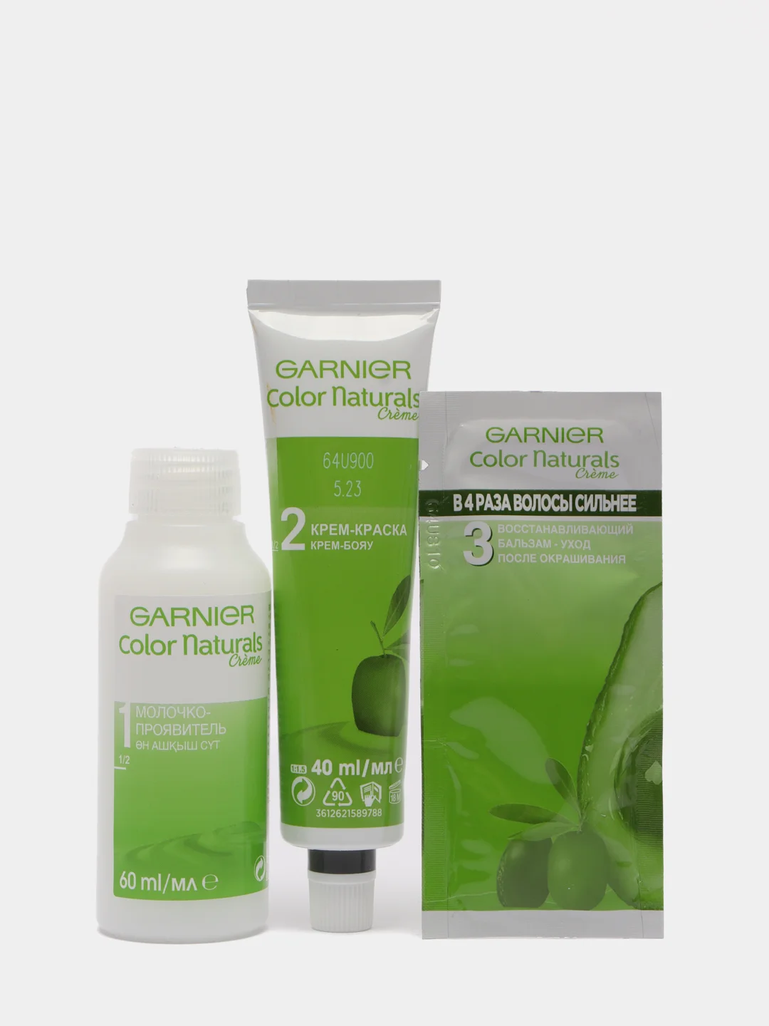Стойкая питательная крем-краска для волос Garnier "Color Naturals", пряный каштан