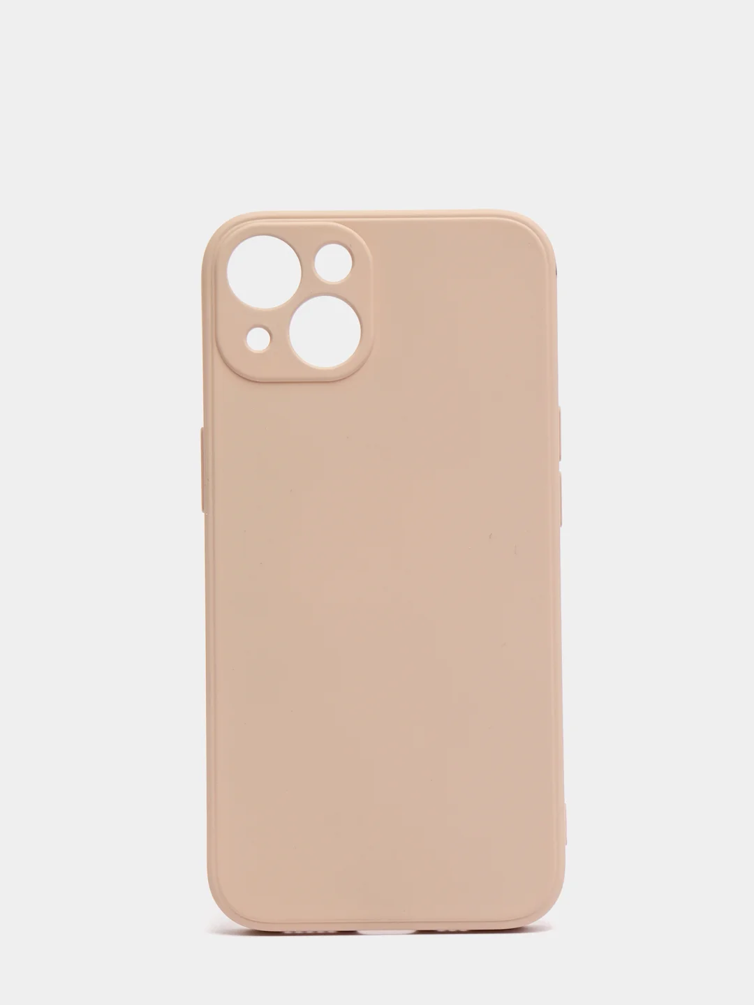 Бежевый чехол на айфон (iPhone) 13 / 13 Pro / 13 Pro Max силиконовый про макс