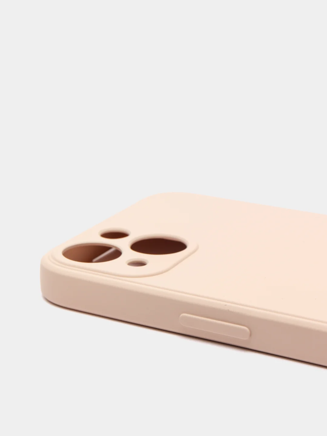 Бежевый чехол на айфон (iPhone) 13 / 13 Pro / 13 Pro Max силиконовый про макс