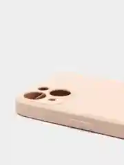 Бежевый чехол на айфон (iPhone) 13 / 13 Pro / 13 Pro Max силиконовый про макс
