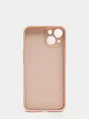 Бежевый чехол на айфон (iPhone) 13 / 13 Pro / 13 Pro Max силиконовый про макс