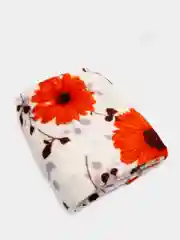 Рыжий плед бамбук