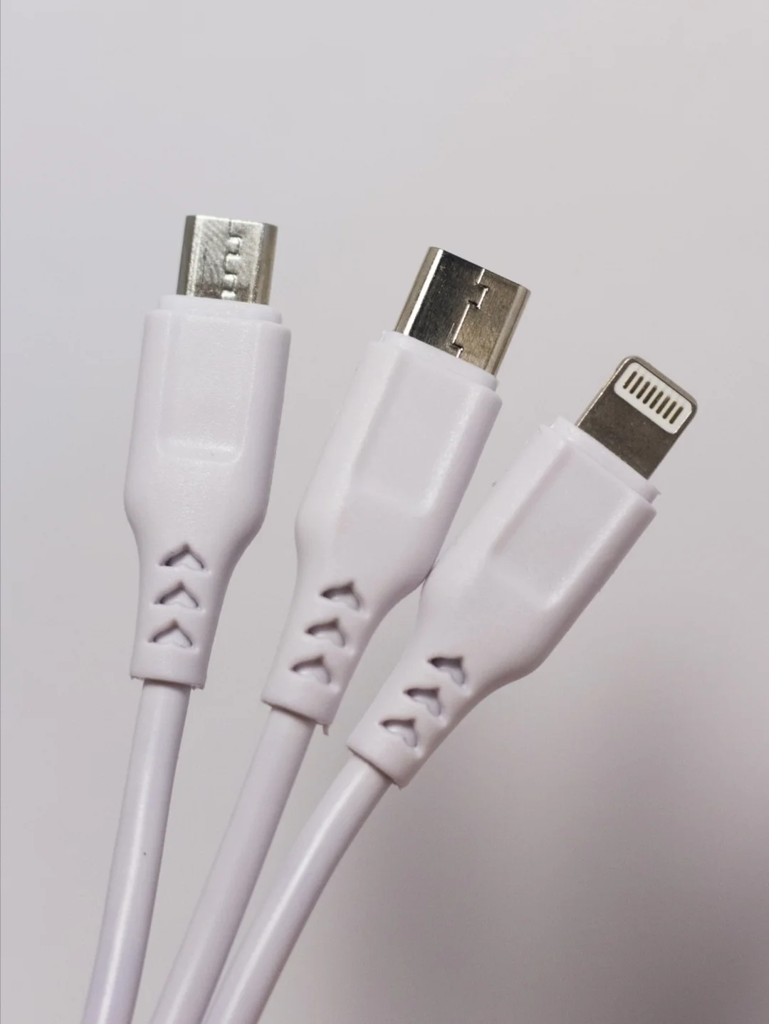 Белый зарядки для телефона/Micro USB/Type-C/Lightning