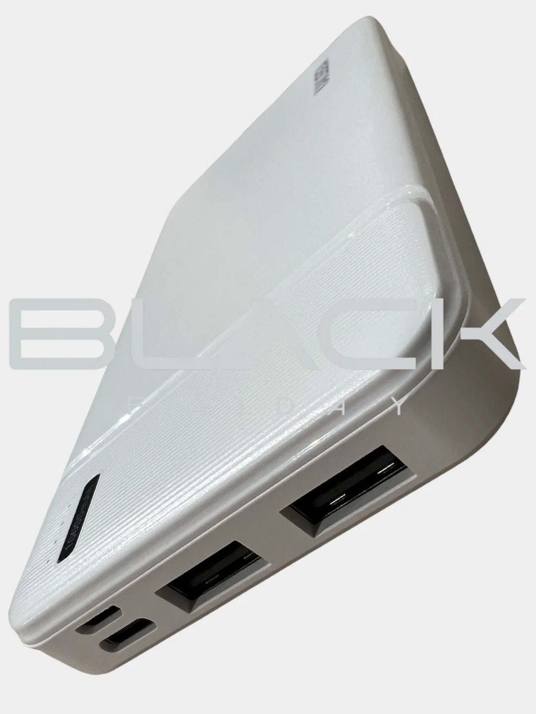 Белый внешний аккумулятор, 10000 mAh