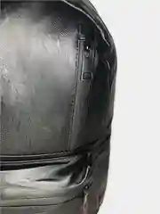 Черный рюкзак унисекс из экокожи