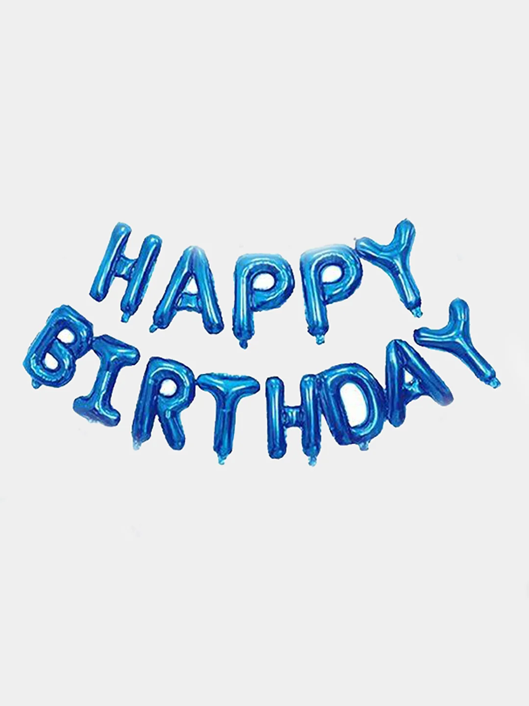 Синий набор воздушных шаров гирлянда "Happy Birthday"