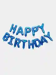 Синий набор воздушных шаров гирлянда "Happy Birthday"
