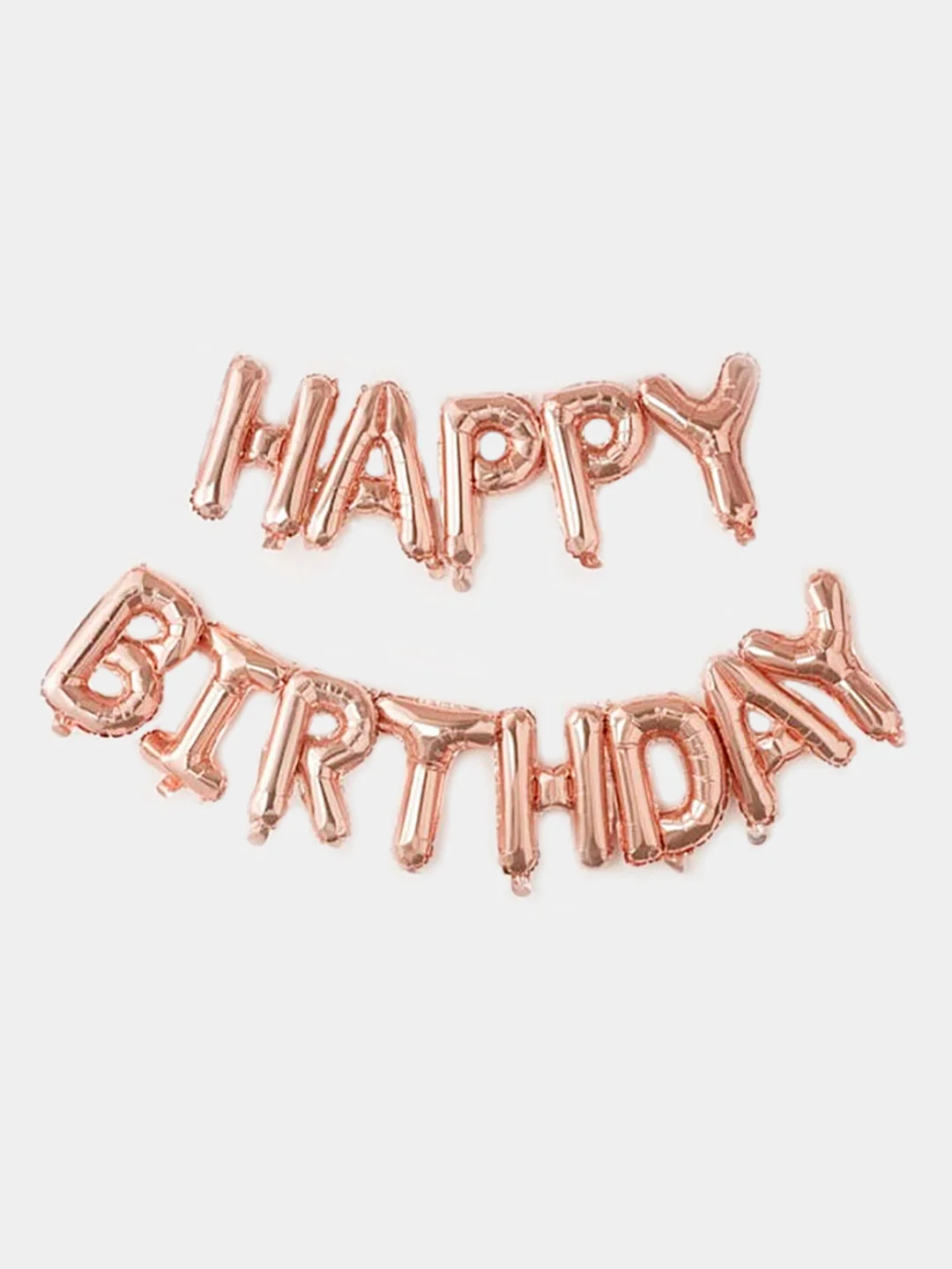 Золотой набор воздушных шаров гирлянда "Happy Birthday"