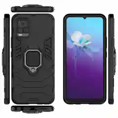Чехол противоударный с кольцом-держателем на Vivo V20 (Виво В20)
