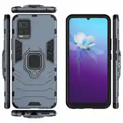 Чехол противоударный с кольцом-держателем на Vivo V20 (Виво В20)