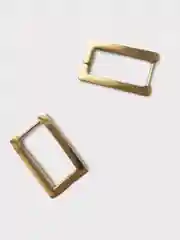 Серьги геометрические, прямоугольные