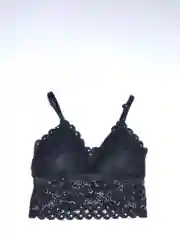 Черный ажурные топы