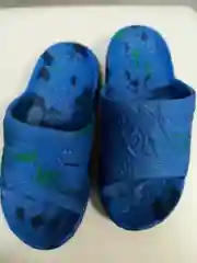 Голубой тапочки пляжные
