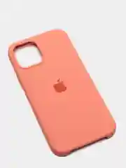 Коралловый чехол Silicone Case для iPhone 12, 12 Pro с открытым низом