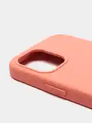 Коралловый чехол Silicone Case для iPhone 12, 12 Pro с открытым низом