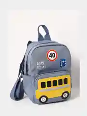 Синий меланж рюкзак детский "Автопарк"