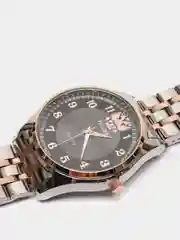 Медный мужские наручные кварцевые часы