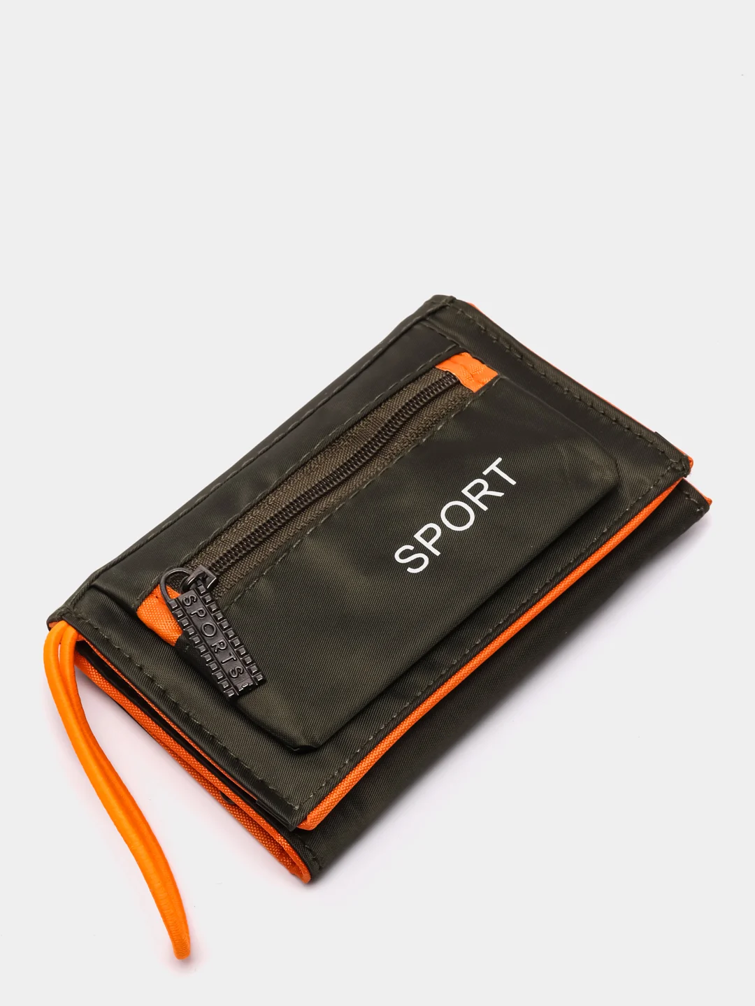 Хаки текстильный кошелек Sport