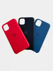 Красный защитный чехол бампер Silicon Case iPhone 11