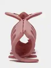 Коралловый меланж заколка-краб для волос, Крабик для волос, Заколка для волос, Краб для волос