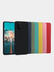 Чехол Samsung Galaxy A91 силиконовый
