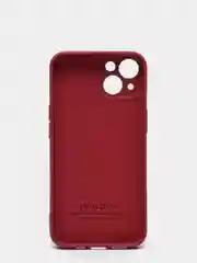 Багровый чехол на айфон (iPhone) 13 / 13 Pro / 13 Pro Max силиконовый про макс