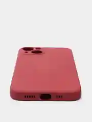 Багровый чехол на айфон (iPhone) 13 / 13 Pro / 13 Pro Max силиконовый про макс