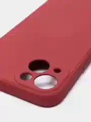 Багровый чехол на айфон (iPhone) 13 / 13 Pro / 13 Pro Max силиконовый про макс
