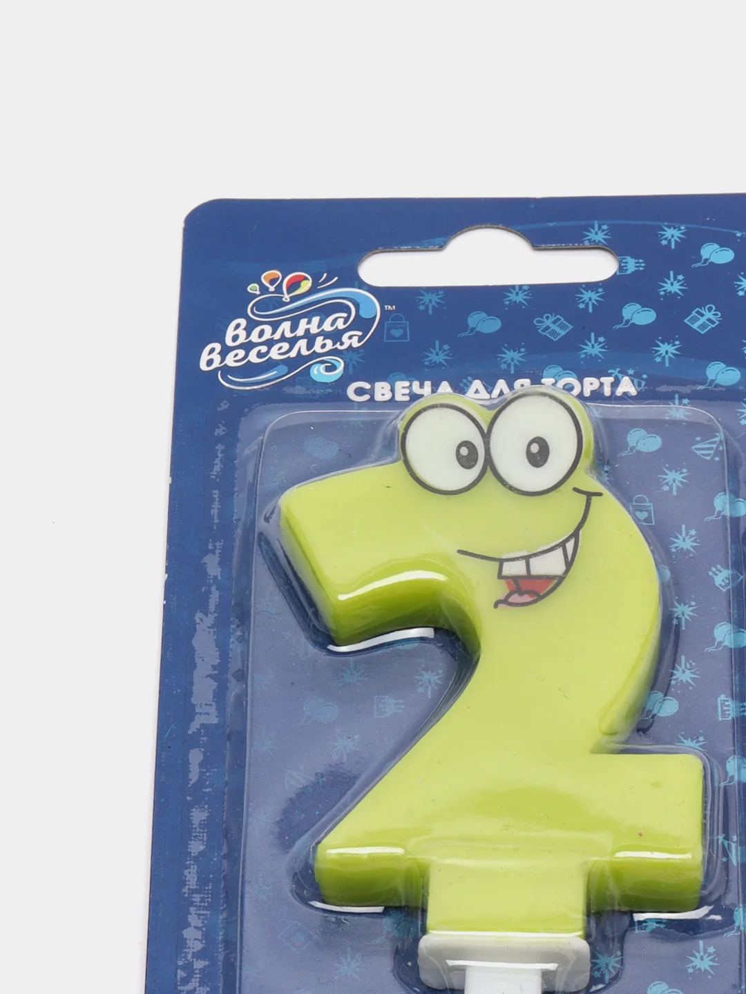 Свеча-цифра для торта "Глазки"
