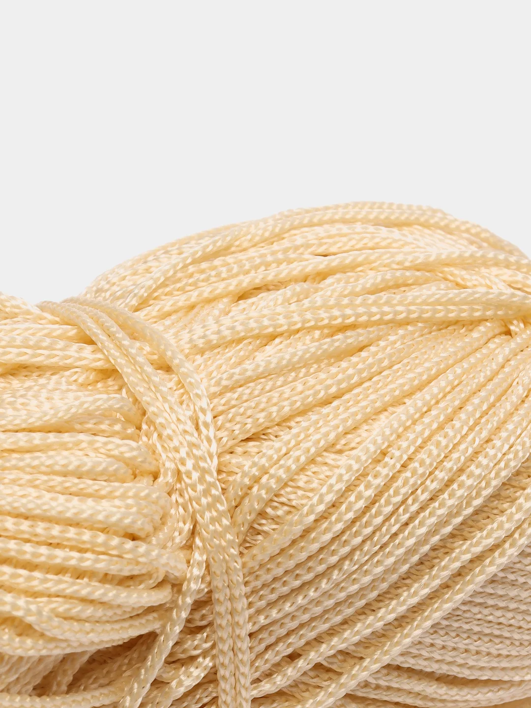 Коралловый меланж пряжа YarnArt Macrame, шнур полиэфирный для вязания и макраме, полиэстер, 90 г, 130 м, 2мм