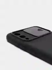 Черный чехол Samsung A02, M02 с защитой камеры, раздвижное окно