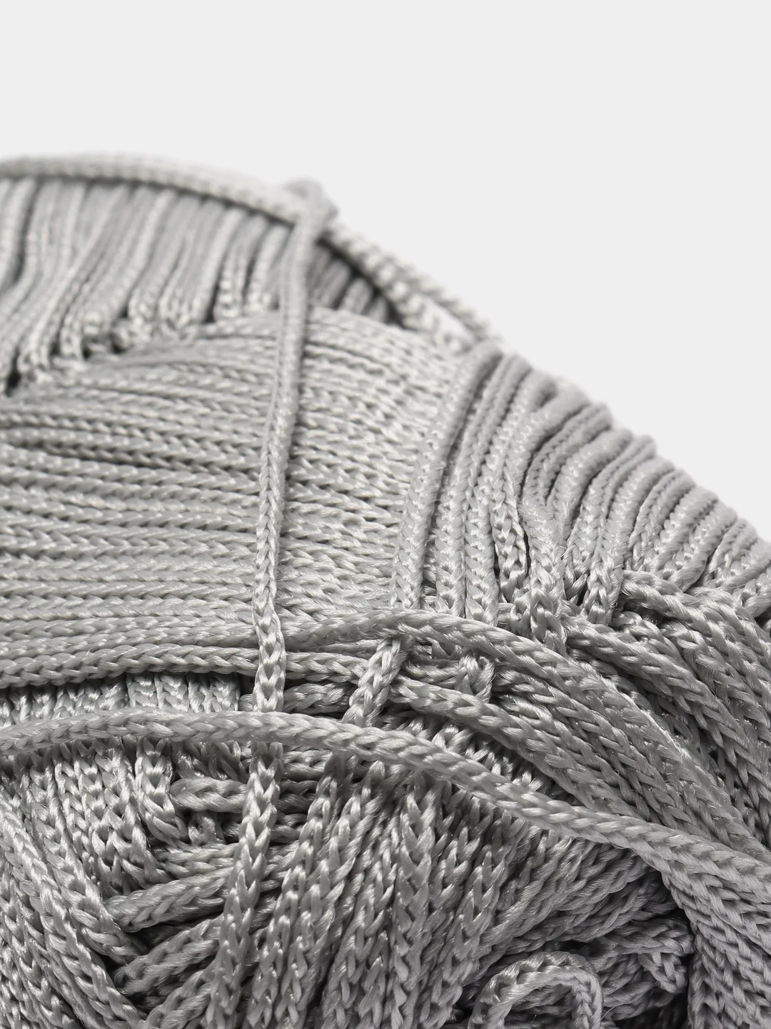 Серебряный пряжа YarnArt Macrame, шнур полиэфирный для вязания и макраме, полиэстер, 90 г, 130 м, 2мм