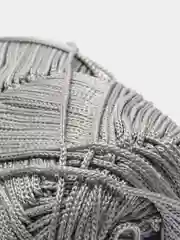Серебряный пряжа YarnArt Macrame, шнур полиэфирный для вязания и макраме, полиэстер, 90 г, 130 м, 2мм
