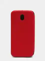 Красный чехол книжка для Samsung J7 2017