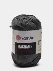 Серый пряжа YarnArt Macrame, шнур полиэфирный для вязания и макраме, полиэстер, 90 г, 130 м, 2мм