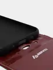 Алый чехол-флип Samsung J7 2017