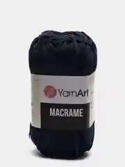 Темно-синий пряжа YarnArt Macrame, шнур полиэфирный для вязания и макраме, полиэстер, 90 г, 130 м, 2мм