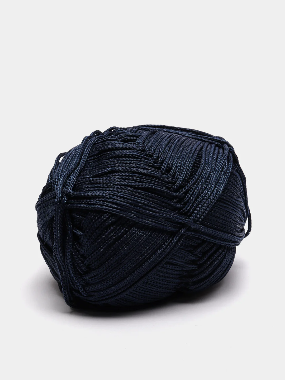 Темно-синий пряжа YarnArt Macrame, шнур полиэфирный для вязания и макраме, полиэстер, 90 г, 130 м, 2мм