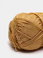 Золотой пряжа YarnArt Macrame, шнур полиэфирный для вязания и макраме, полиэстер, 90 г, 130 м, 2мм