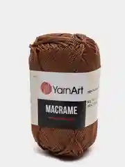 Терракотовый пряжа YarnArt Macrame, шнур полиэфирный для вязания и макраме, полиэстер, 90 г, 130 м, 2мм