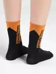 Черный носки хлопковые